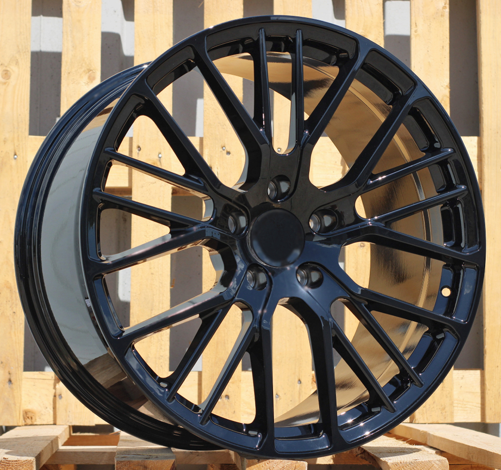 R21x9.5  5X130  ET  58  71.6  MFRGW1101  Black (BL)  For PORCH  (K3)  (FORGED (Rear+Front))