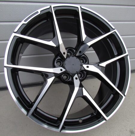 R17x8  5X112  ET  40  66.6  XE137  Black Polished (MB)  For MER  (P2)