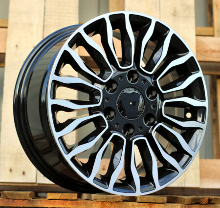 R16x7  6X130  ET  50  84.1  B2419  Black Polished (MB)  For MER  (Z2)