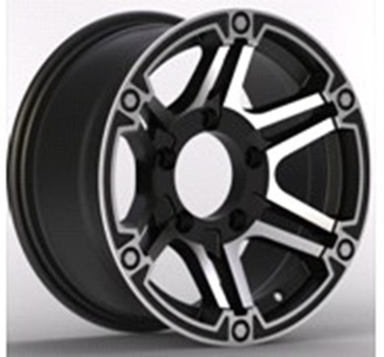 R16x8  5X114.3  ET  0  83.1  BK618  Black Polished (MB)  For 4X4  (K3)