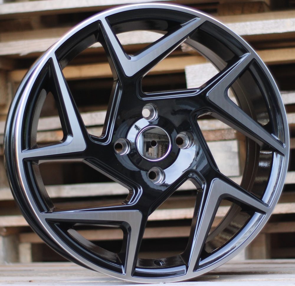 R15x6  4X108  ET  45  63.3  XE172  Black Polished (MB)  For FORD  (R)