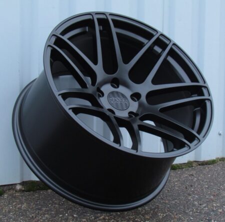 R19x9 5X120 ET 20 74.1 HX020 (SSA04) Black Half Matt (BLHM) For HAXER (P+Z4+Z1) (Rear+Front)