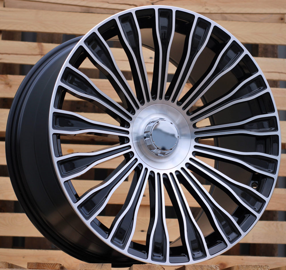 R21x10  5X112  ET  40  66.6  I0313  (BY1785)  Black Polished (MB)  For MER  (P+Z3+Z2)  (Rear+Front)
