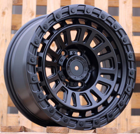 R17x8  6X139.7  ET  0  110.1  YS182  Black Half Matt (BLHM)  For 4X4  (D4+K4)  (HYBRID FORGED)