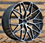 R20x10.5  5X130  ET  64  71.6  3S1067  (H3082F)  Black Polished (MB)  For PORCH  (K8)  (HYBRID FORGED)