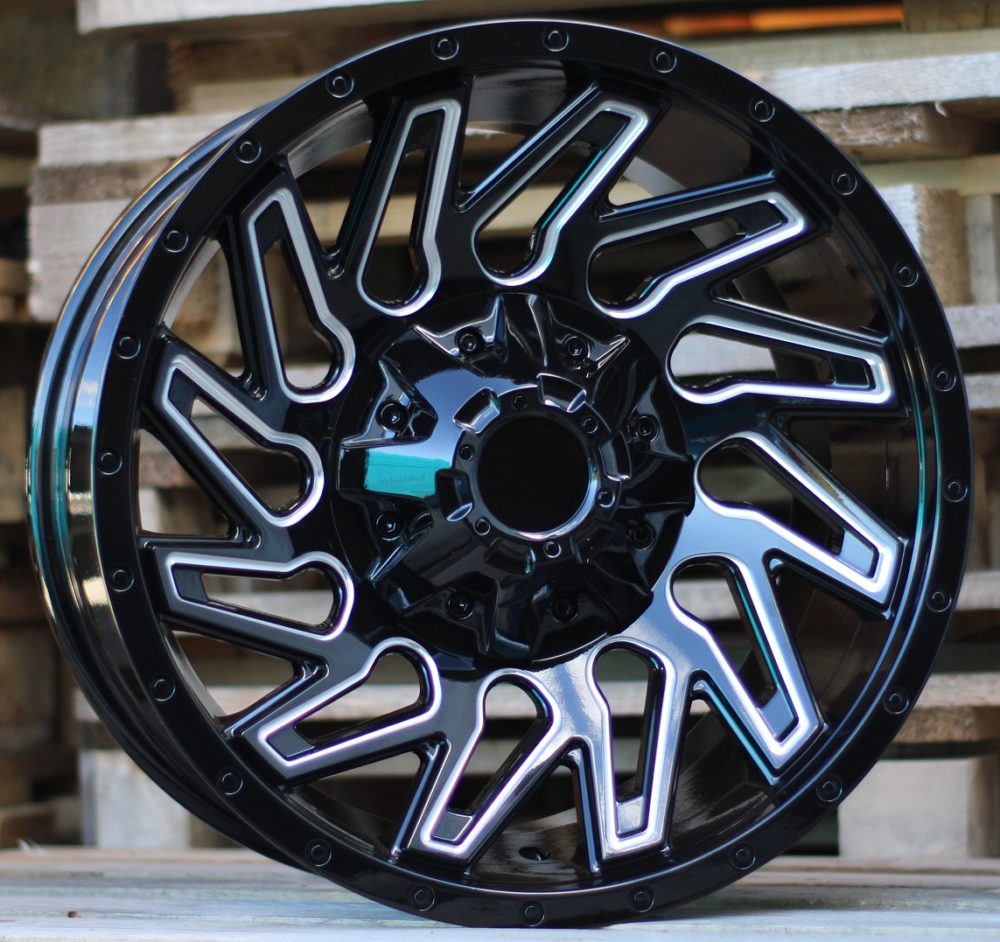 R17x9  6X139.7  ET  M10  110.1  Q1283  Black (BL)  For 4X4  (K4)  (Milling)