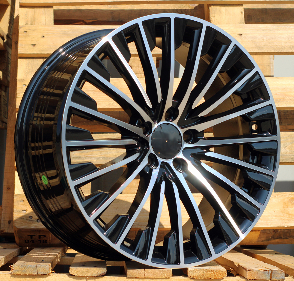 R19x8.5  5X112  ET  35.5  66.6  FBX132  Black Polished (MB)  For MER  (Z5)  (HYBRID FORGED)