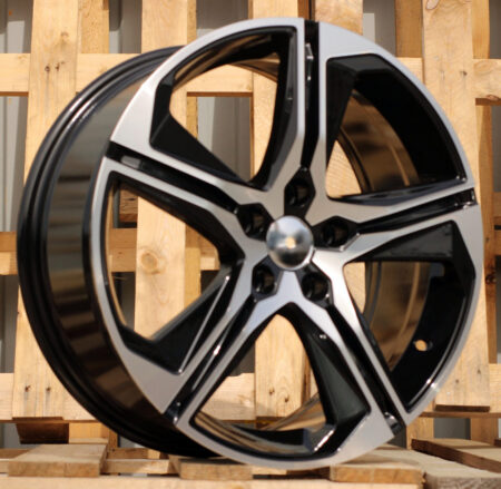 R18x7.5 5X112 ET 46 57.1 B5817 Black Polished (MB) For SEAT (L5)