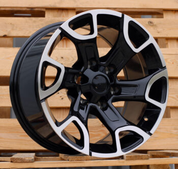 R17x9  6X139.7  ET  0  106.1  I6126  Black Polished (MB)  For TOYOT  (P1)