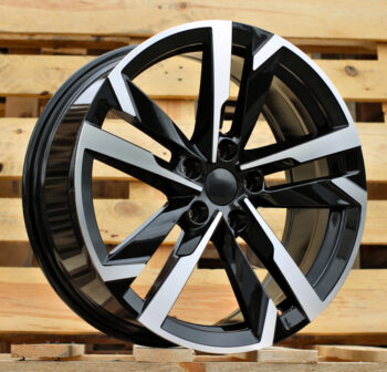 R17x7  5X112  ET  40  57.1  FBX254  Black Polished (MB)  For SKODA  (Z5+Z7)  (HYBRID FORGED)