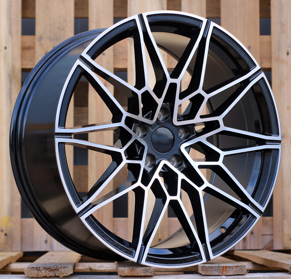 R17x7.5  5X120  ET  37  72.6  I0293  (XF023)  Black Polished (MB)  For BMW  (R)