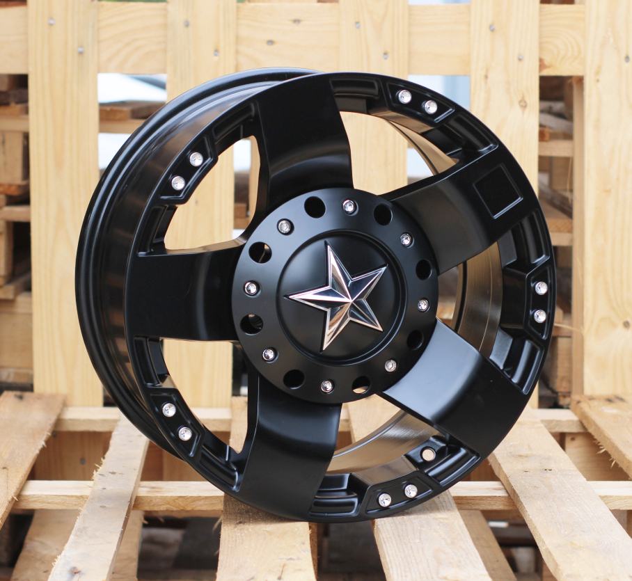 R16x8  6X139.7  ET  0  110.1  I5137  Black Half Matt (BLHM)  For 4X4  (K7)