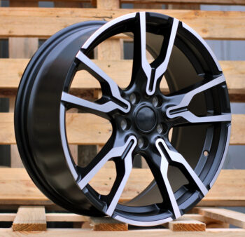 R18x7.5  5X112  ET  45  66.6  I5662  Black Polished Half Matt (MBHM)  For BMW  (K7+Z3)  (X1/X2/MINI)
