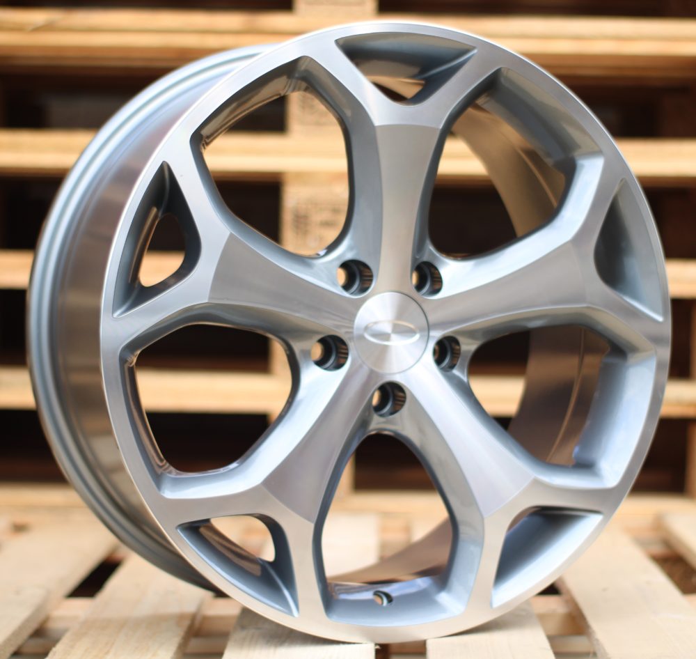 R17x7.5  5X108  ET  50  63.4  BK386  Grey Polished+Powder Coating (MGPC)  For FORD  (P)