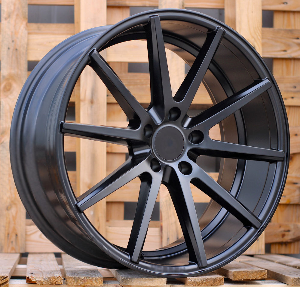 R20x9  5X120  ET  35  72.6  QC1122  Black Half Matt (BLHM)  For RACIN  (N)  ((AKC 100 Eur) Style Vossen)