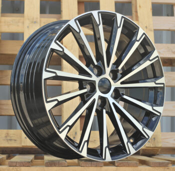 R19x8  5X112  ET  45  57.1  YF0446  Black Polished (MB)  For SKODA  (Z5)  (HYBRID FORGED)