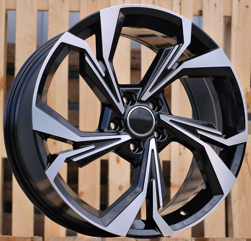 R19x8  5X112  ET  35  66.5  B5893  Black Polished (MB)  For AUD  (K4)