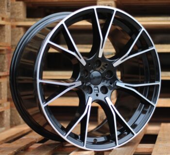 R20x9.5  5X112  ET  37  66.6  B1617  Black Polished (MB)  For BMW  (Z1+Z2+Z3)