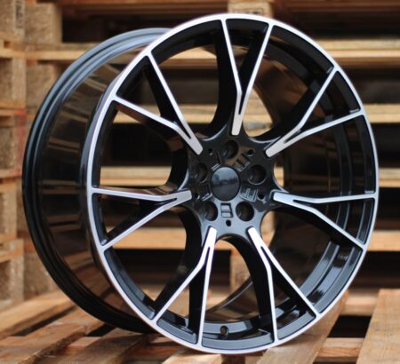 R20x9.5 5X112 ET 37 66.6 B1617 Black Polished (MB) For BMW (Z1+Z2+Z3)