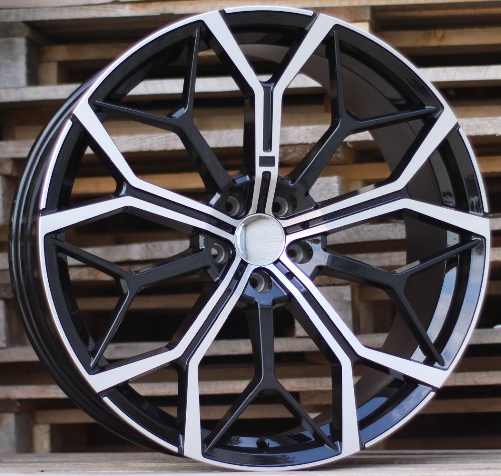 R22x9.5  5X112  ET  32  66.6  FE245  Black Polished (MB)  For BMW  ((AKC 120 Eur))