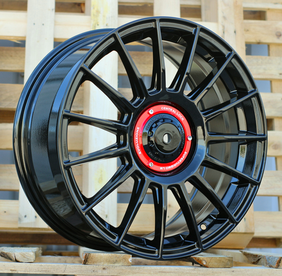 R19x8.5  10X100/114.3  ET  38  73.1  I0257  (F9728)  Black (BL)  For RACIN  (K8)  (HYBRID FORGED OZ Style)