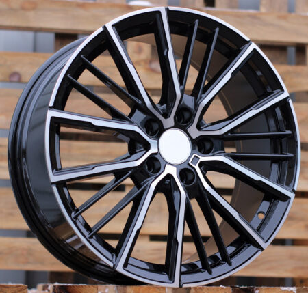 R19x8  5X112  ET  50  66.6  A5824  (IN3612F)  Black Polished (MB)  For BMW  (K7+Z3)  (HYBRID FORGED BMW 1(F40)/ 2(F44))