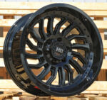 R20x10  8X165.1  ET  M15  125.1  B1757  Black+Milling (BLML)  For 4X4  (Z1)