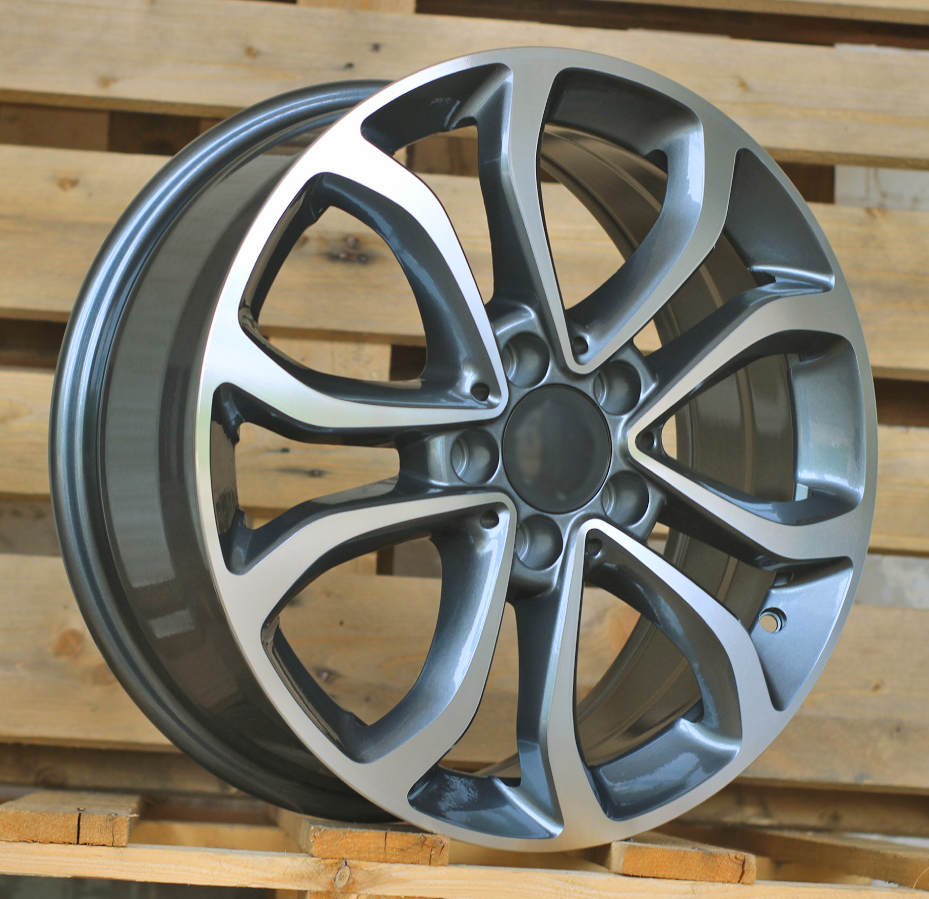 R17x7  5X112  ET  48.5  66.6  I7044  Grey Polished (MG)  For MER  (K7)