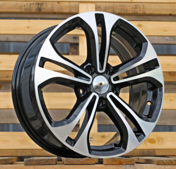 R17x7  5X114.3  ET  40  67.1  B1249  Black Polished (MB)  For KIA  (Z4)