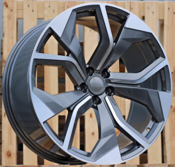R20x9  5X112  ET  25  66.5  B1637  (H3059F)  Grey Polished (MG)  For AUD  (K8)  (HYBRID FORGED)