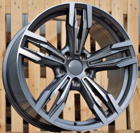 R18x8.5 5X120 ET 30 72.6 BY983 (BK5730) Grey Polished (MG) For BMW (P2+Z4)