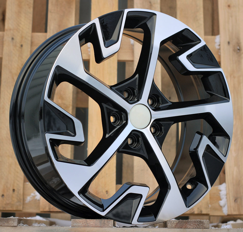 R18x7.5  5X114.3  ET  51  67.1  D1928  Black Polished (MB)  For KIA  (Z1+Z3+Z6)  (NEW MODEL)