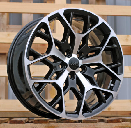 R21x9 5X127 ET 50 71.5 A1458 Black Polished (MB) For JEEP (P)