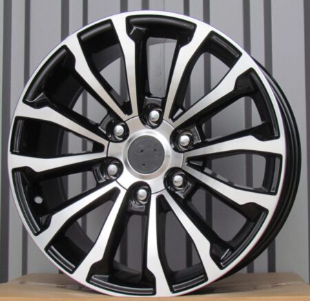 R19x7.5 6X139.7 ET 25 106.1 XE203 Black Polished (MB) For TOYOT (P1) (4x4)