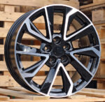 R17x7  5X100  ET  40  54.1  B5463  (XFE322)  Black Polished (MB)  For TOYOT  (R)
