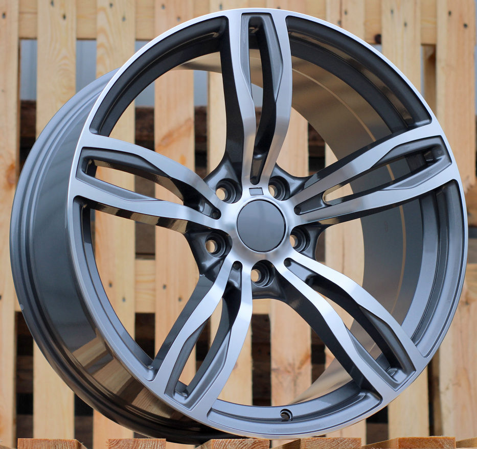 R18x8  5X120  ET  20  74.1  E492  (BY941)  Grey Polished (MG)  For BMW  (P+P2)