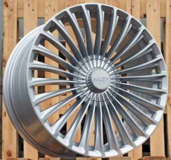 R20x8.5  5X112  ET  43  66.6  3S198  Silver Shining (SS)  For HAXER  (P)  (HYBRID FORGED (For car Mercedes Benz)(Rear+Front))