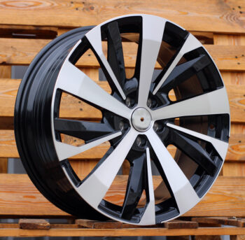 R19x7.5  5X108  ET  42  65.1  YF0449  Black Polished (MB)  For PEUG  (P1)  (HYBRID FORGED)