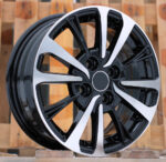 R14x5.5  4X100  ET  40  54.1  B1846  Black Polished (MB)  For TOYOT  (Z4)