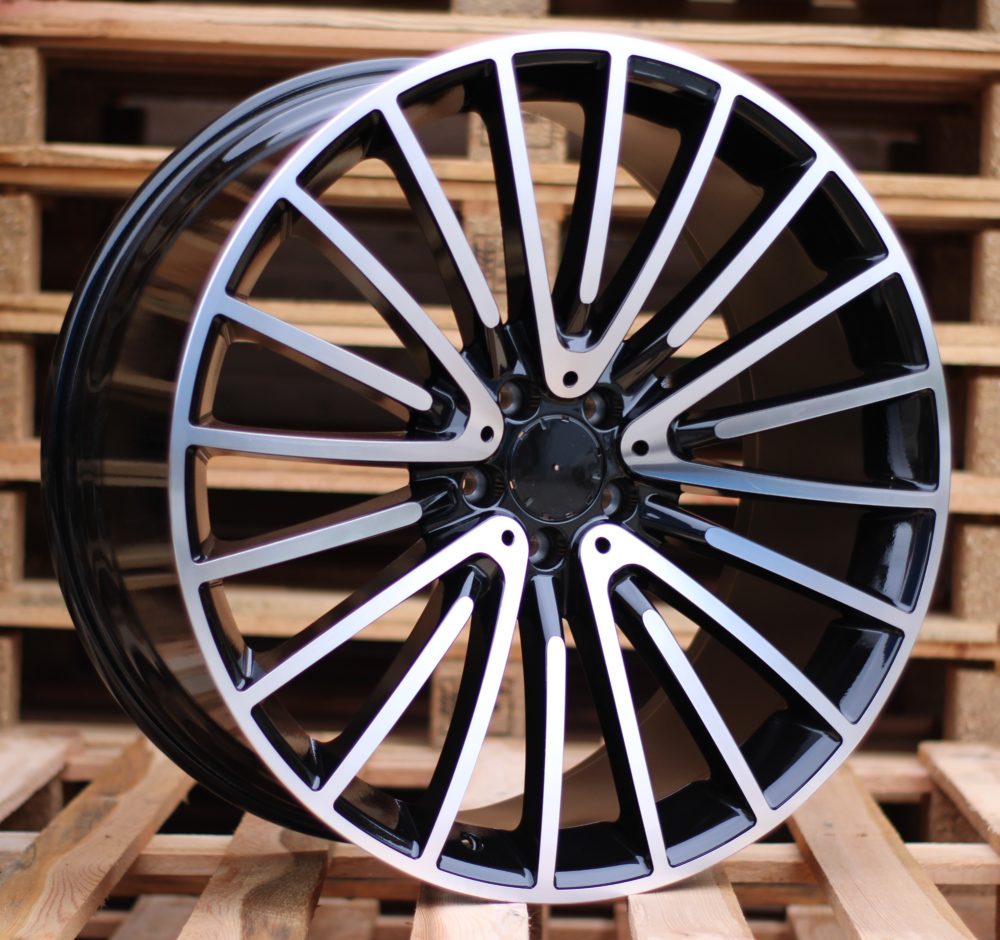R21x10  5X112  ET  35  66.6  MR532  (XFRGW0566)  Black Polished (MB)  For MER  (K3)  (Rear+Front FORGED)