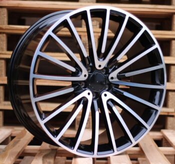 R19x8.5  5X112  ET  38  66.6  MR532  (IN0235)  Black Polished (MB)  For MER  (Z5)  (Rear+Front)