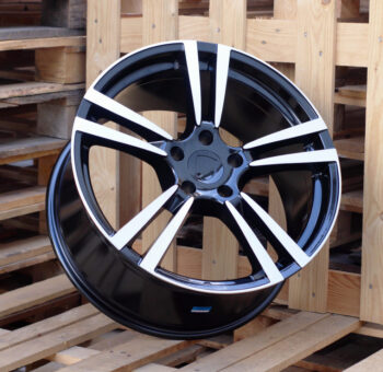 R20x9.5  5X130  ET  55  71.6  E946  (BY249)  Black Polished (MB)  For PORCH  (Z2)  (Rear+Front)