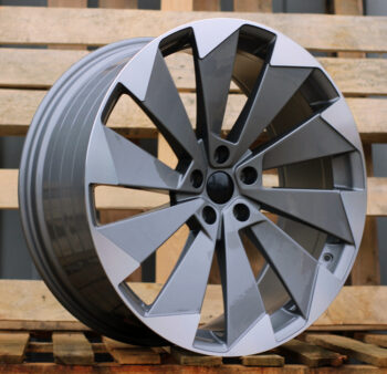R21x9  5X112  ET  42  57.1  I1141  Grey Polished (MG)  For SKODA  (K7)  (Enyaq (Front+Rear))