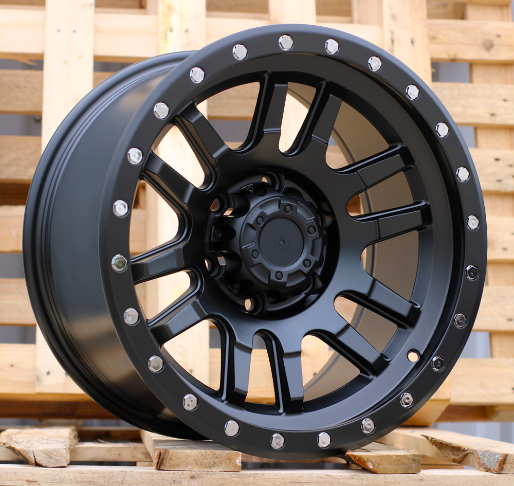 R17x9  6X139.7  ET  0  110.1  JT243  Black Polished (MB)  For 4X4  (K3)