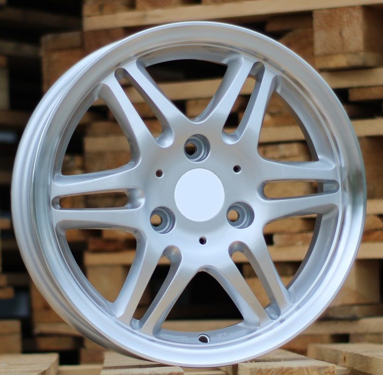 R15x4.5  3X112  ET  20  57.1  FR264  Silver+Polished Lip (SP)  For SMART  (L5)  (Front)