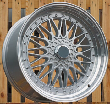 R16x8  8X100/108  ET  25  73.1  BY479  (LU247)  Silver+Polished Lip (SP)  For RACIN  (Z6+P1)  (BBS Style)