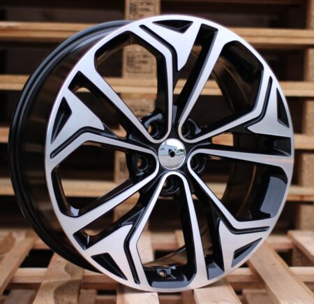 R19x7.5 5X114.3 ET 50 67.1 B5519 Black Polished (MB) For HYUND (P)