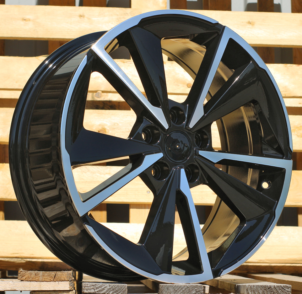 R18x7.5  5X114.3  ET  45  66.1  D1982  Black Polished (MB)  For NISS  (Z3+Z4)  (Qashqai NEW Model)