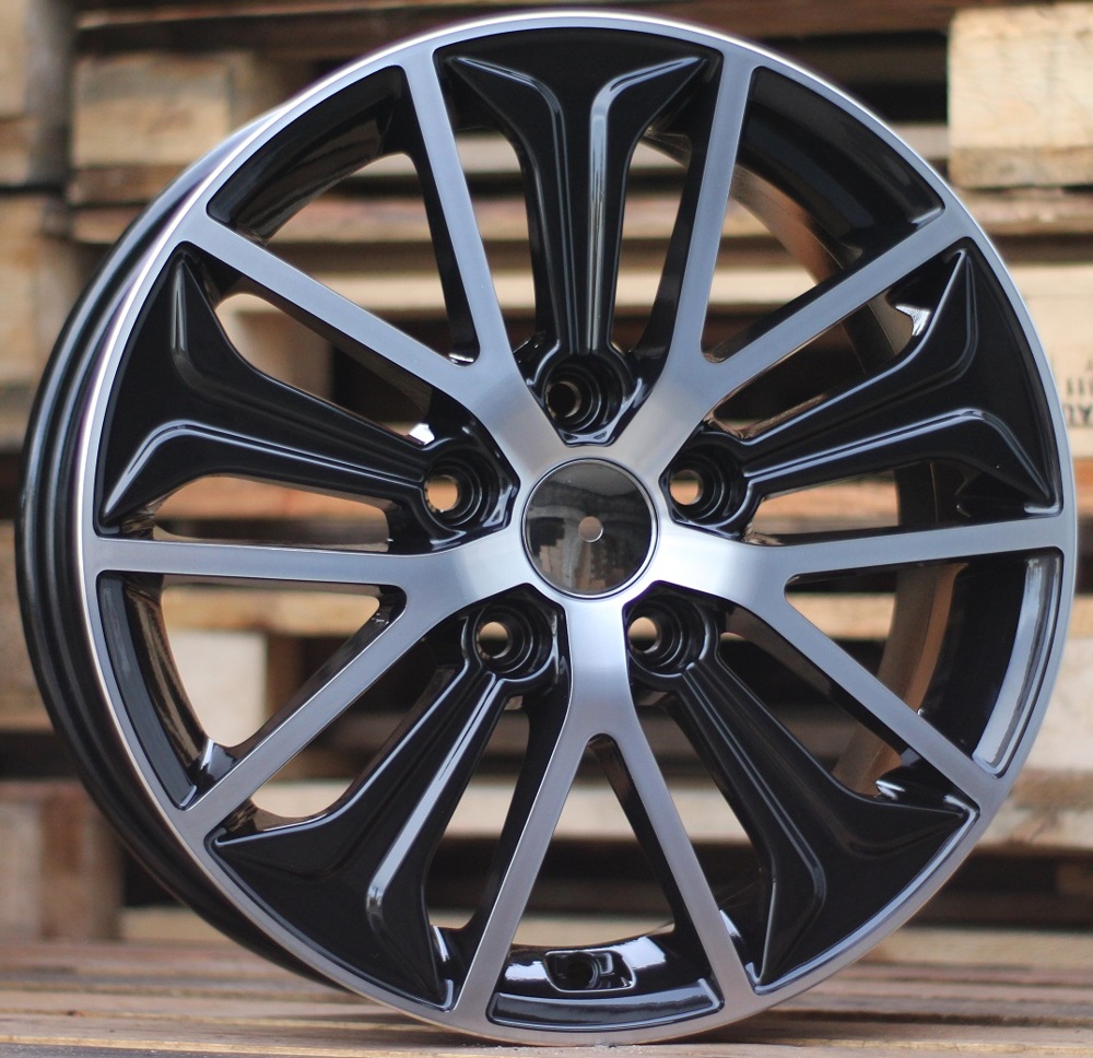 R16x6.5  5X114.3  ET  44  67.1  FE171  Black Polished (MB)  For MAZDA  (P)