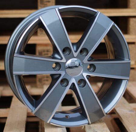 R16x7  6X130  ET  60  84.1  BK474  Grey Polished (MG)  For MER  (R+K4+K2)  (4x4 (max 1250kg))
